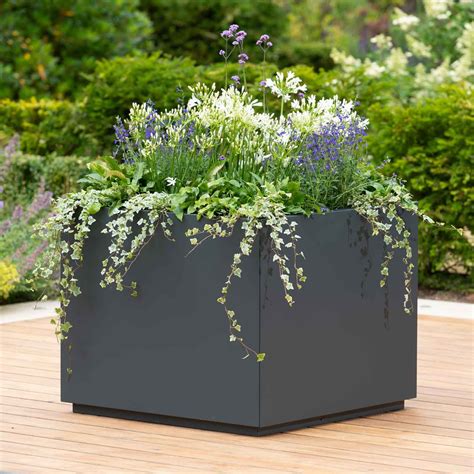 square metal planter box|square indoor planter boxes.